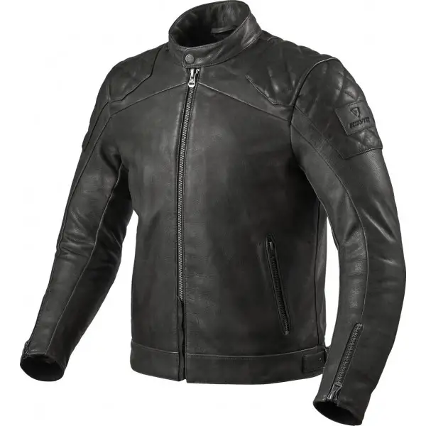 Giacca moto pelle Rev'it Cordite Nero