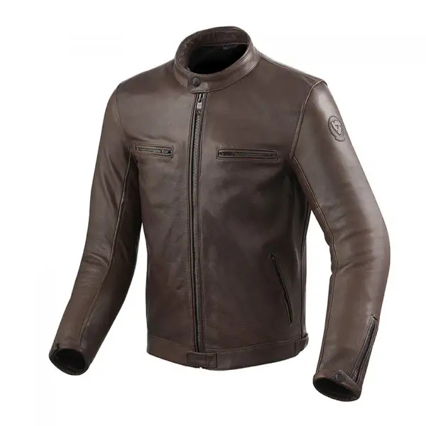 Giacca moto pelle Rev'it Gibson Marrone