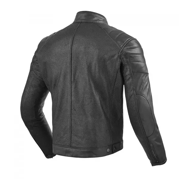 Giacca moto pelle Rev'it Stewart Air Nero