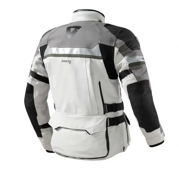 Giacca moto Rev'it Dominator GTX Grigio Chiaro Verde