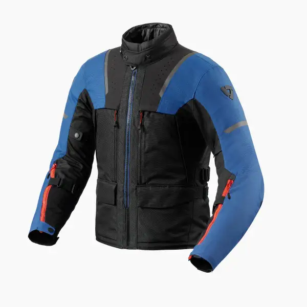 Giacca moto Rev'it Offtrack 2 H2O 3 strati Blu Nero