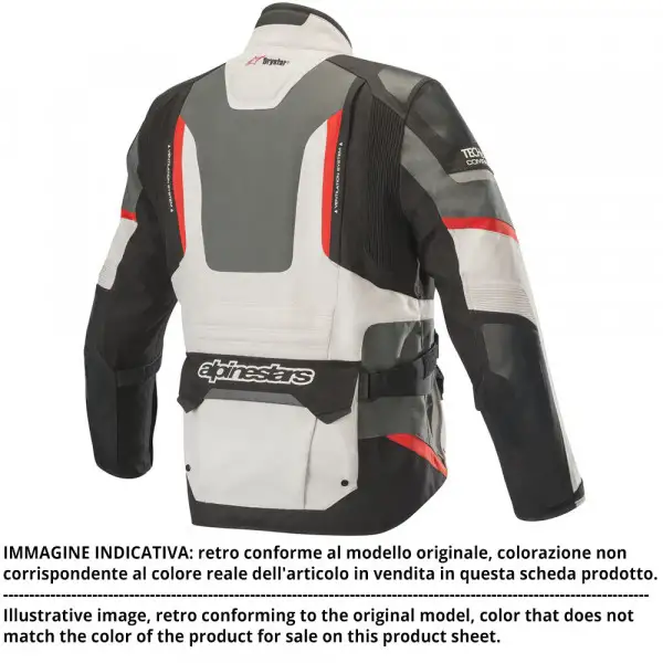 Giacca moto touring Alpinestars ANDES PRO DRYSTAR TECH-AIR COMPATIBILE Nero Rosso
