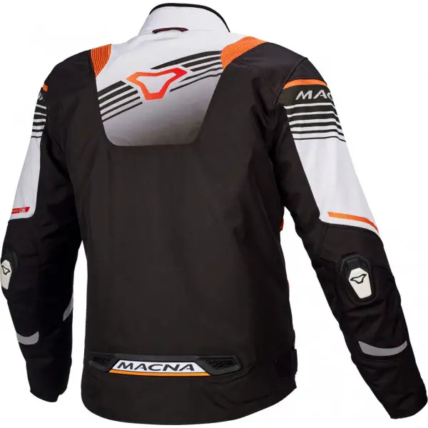 Giacca moto touring Charger Nero Bianco Arancio