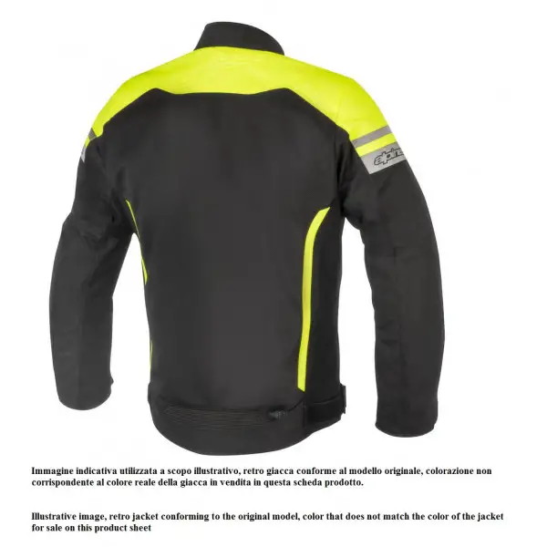 Giacca moto touring estiva Alpinestars LEONIS DRYSTAR AIR Nero grigio chiaro