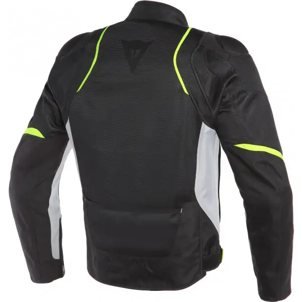 Giacca moto touring estiva Dainese AIR MASTER Nero Grigio Ghiaccio Giallo Fluo