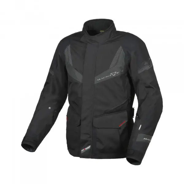 Giacca moto touring Macna Rancher Nero Grigio