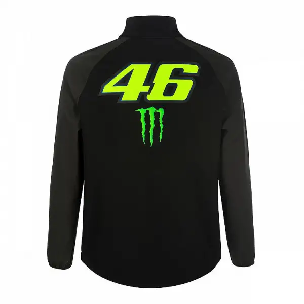 Giacca VR46 DUAL 46 Monster in softshell Nero