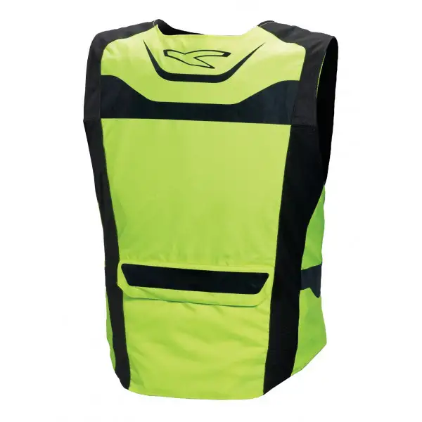 Gilet alta visibilità Macna Vision 4 All plus giallo fluo