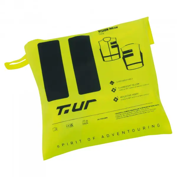 Gilet alta visibilità T-UR VISION MESH Giallo Fluo