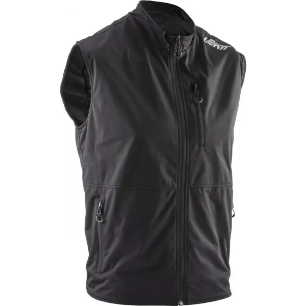 Gilet antipioggia e antivento Leatt RaceVest Nero