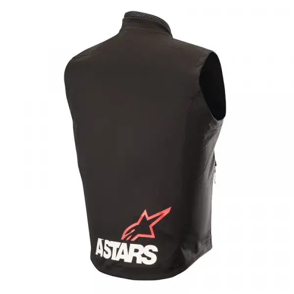 Gilet antivento Alpinestars SESSION RACE VEST Nero Rosso