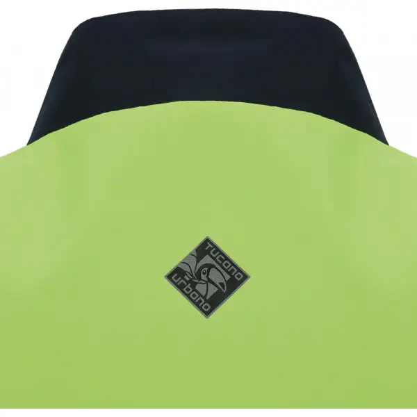 Gilet Tucano Urbano NANO SWITCH reversibile alta visibilità Blu Scuro Giallo Fluo