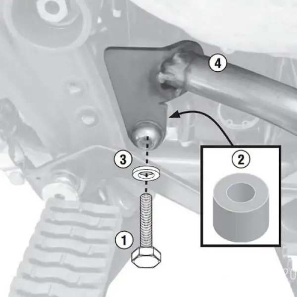 GIVI TN6401AKIT Kit montaggio paramotore TN6401A