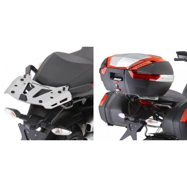 GIVI SRA7401 Attacco posteriore in alluminio specifico per MONOK