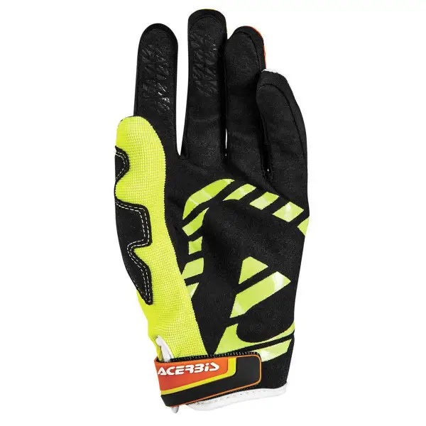 Guanti cross Acerbis MX X1 Arancio Giallo