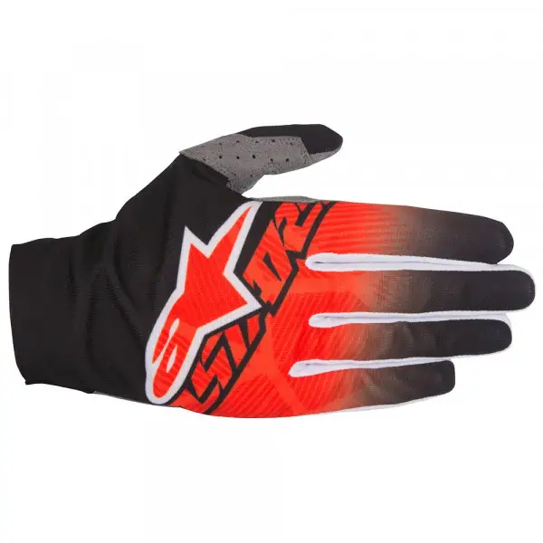 Guanti cross Alpinestars Dune nero rosso bianco