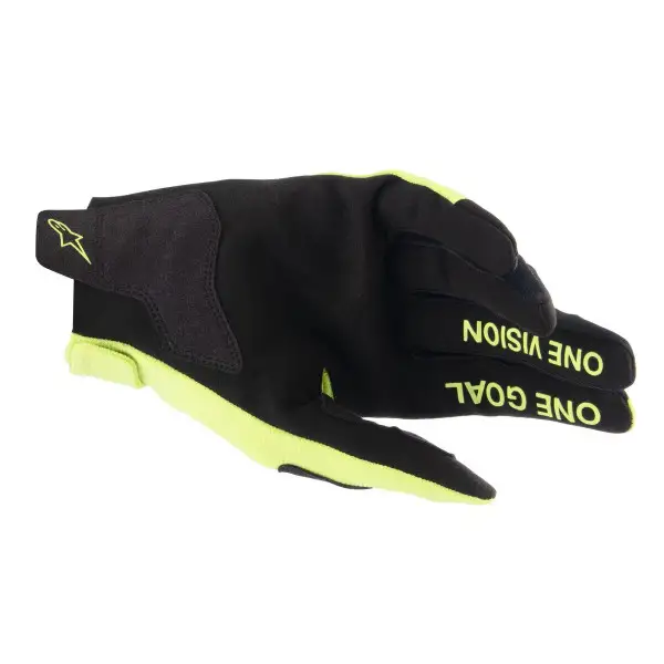 Guanti cross Alpinestars RADAR GLOVES Giallo fluo Nero
