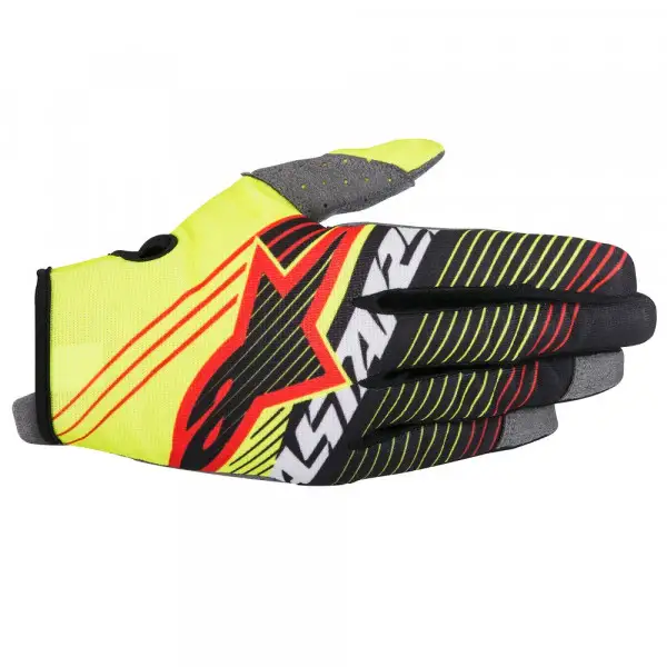 Guanti cross Alpinestars Radar Tracker giallo fluo nero