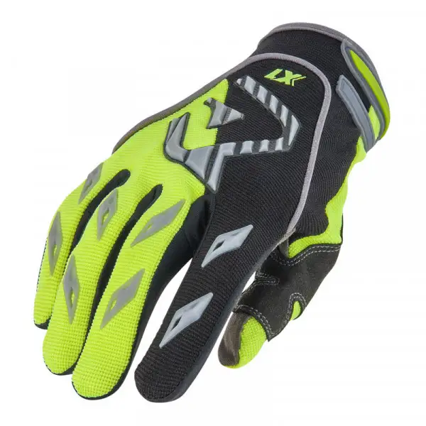 Guanti cross bambino Acerbis MX Kid giallo fluo nero