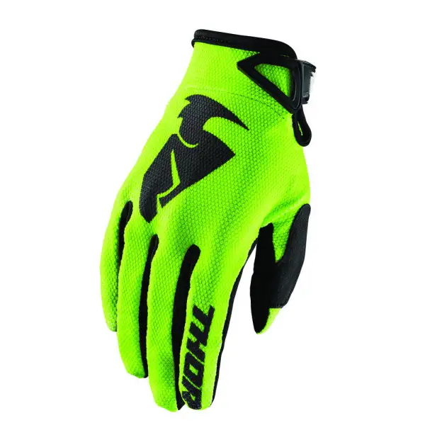Guanti cross Thor S8 SECTOR Verde Lime