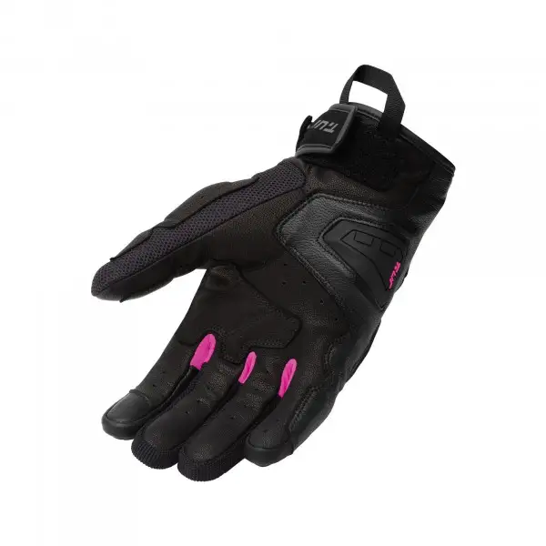Guanti moto donna estivi T-UR G-FOUR LADY Nero Fucsia