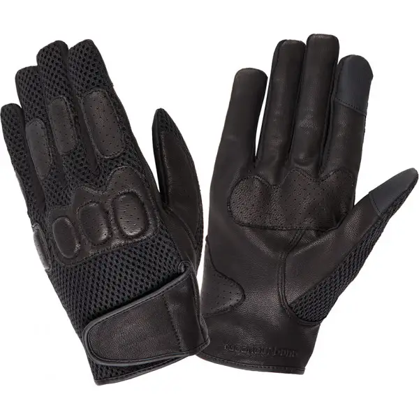 Guanti moto estivi pelle Tucano Urbano Aero Touch Nero