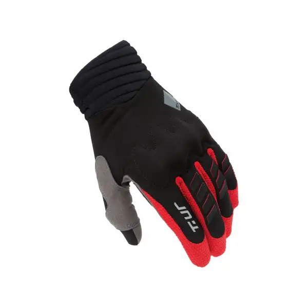 Guanti moto estivi T-UR G-SIX Nero Rosso