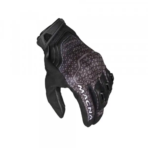 Guanti moto in pelle estivi Macna Assault nero