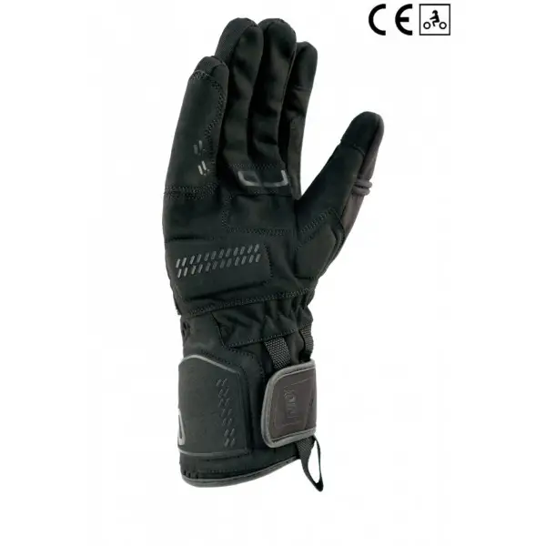 Guanti moto invernali OJ HIDEAWAY Nero Rosso