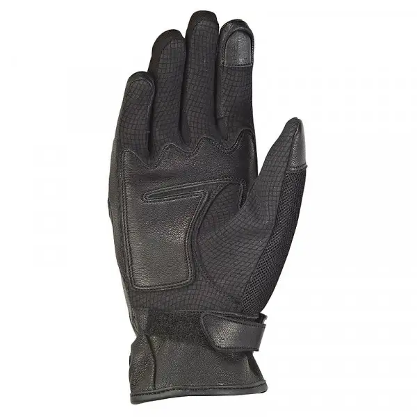 Guanti moto pelle e tessuto estivi Ixon RS SHINE 2 Nero