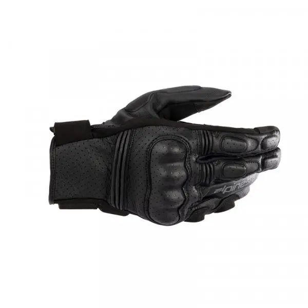 Guanti moto pelle estivi Alpinestars PHENOM LEATHER AIR Nero Nero