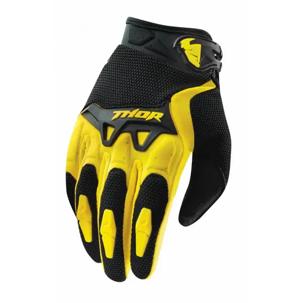 Guanti cross Thor Spectrum S15 giallo