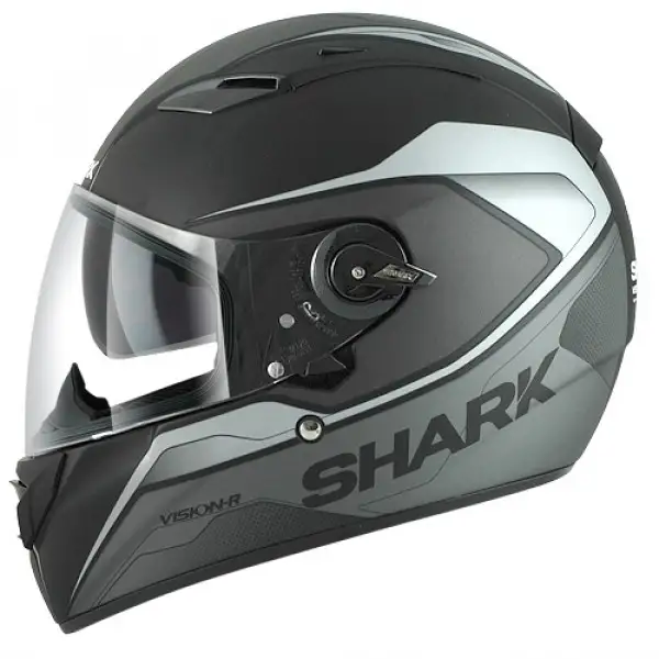 Casco Moto Shark Vision-R Syntic Mat Nero Silver Antracite