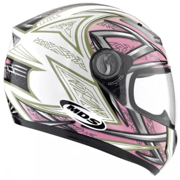 Casco Mds by Agv Sprinter Multi Heritage bianco-rosa