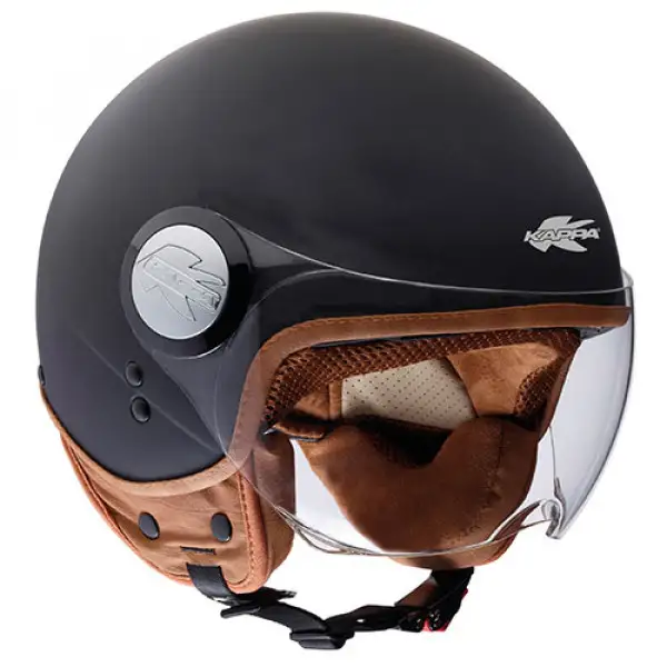 Casco jet Kappa KV8 new look Nero opaco