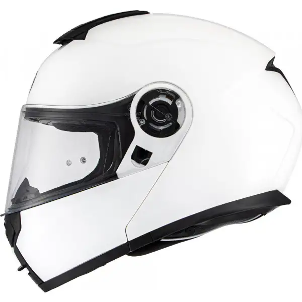 Casco modulare Befast Tank con doppia omologazione P/J Bianco Lucido