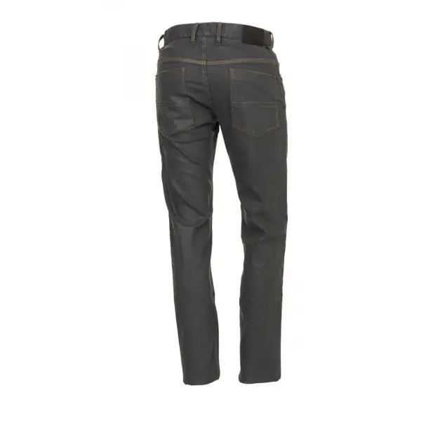 Jeans Esquad Milo con inserti in Kevlar grigio olio