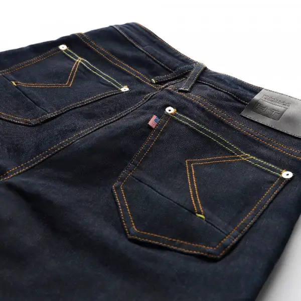 Jeans moto Blauer Kevin 2.0 con fibra aramidica Blu stone washed