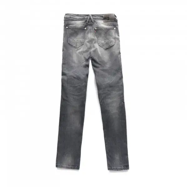 Jeans moto donna Blauer HT Scarlett grigio