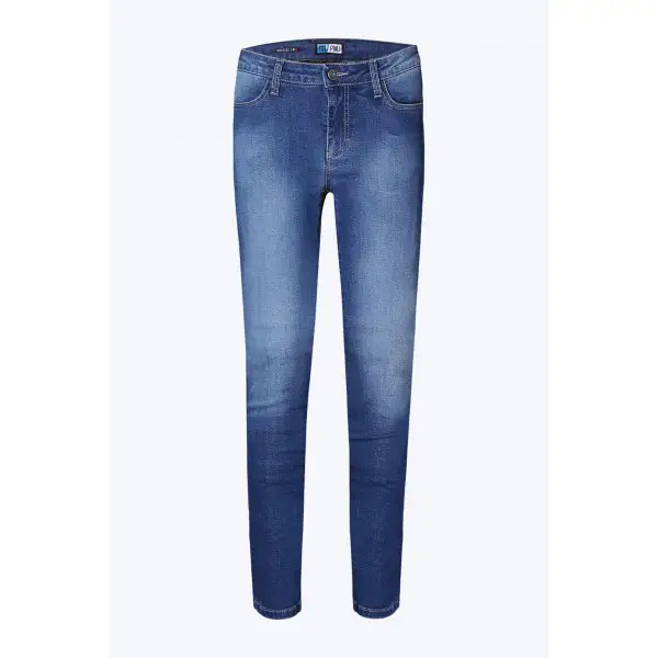 Jeans moto donna PMJ-Promo Jeans Skinny Blu chiaro