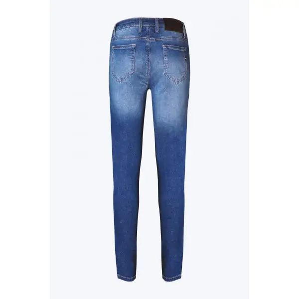 Jeans moto donna PMJ-Promo Jeans Skinny Blu chiaro