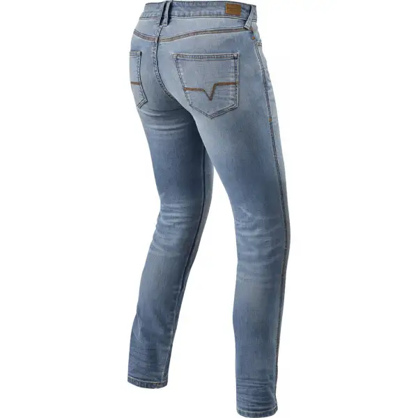 Jeans moto donna Rev'it Shelby Ladies Blu Chiaro L32