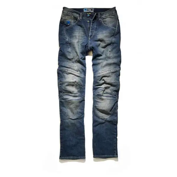 Jeans moto PMJ Dallas Blu