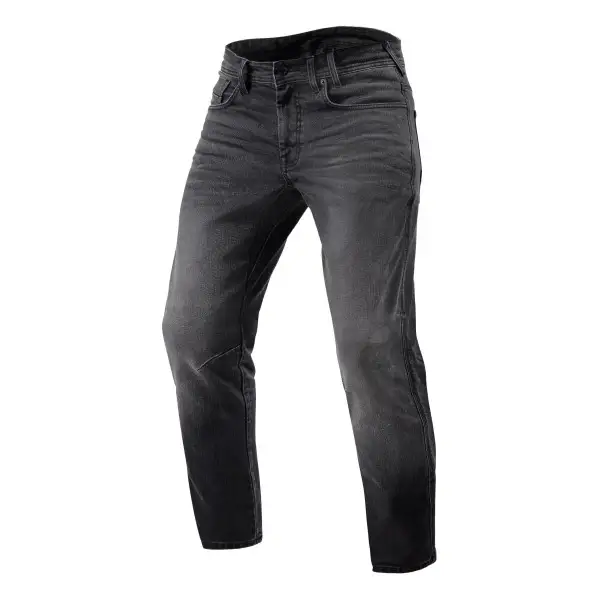 Jeans moto Rev'it Detroit 2 TF Grigio Medio Slavato L34