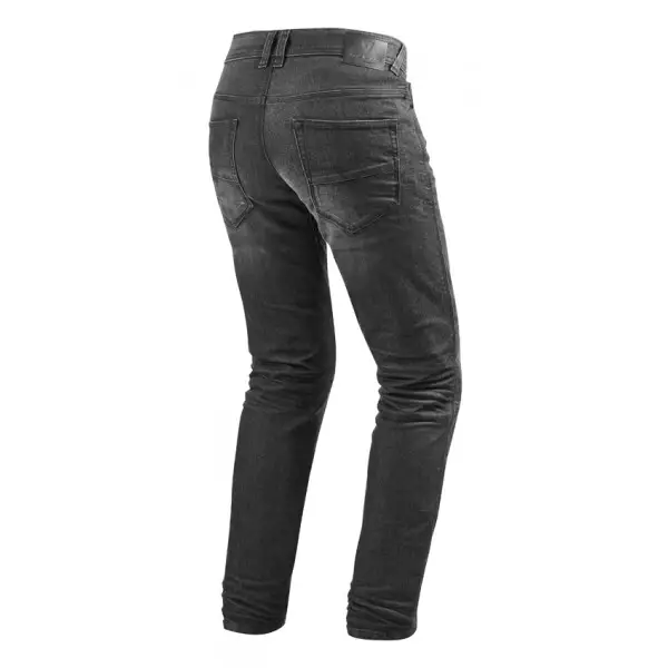 Jeans moto Rev'it Vendome 2 Grigio Scuro slavato L34