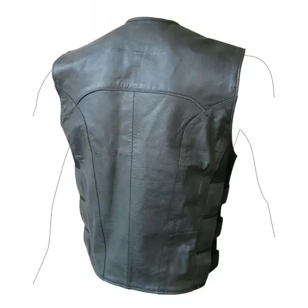 Gilet custom pelle Befast Teseo