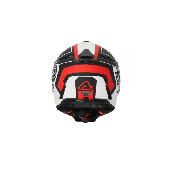 Casco cross Acerbis Profile 5 Bianco Rosso