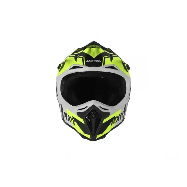 Casco cross Acerbis Profile 5 Nero Giallo Fluo