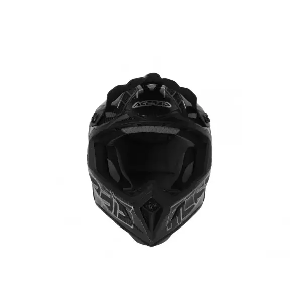 Casco cross Acerbis Steel Carbon 2206 in carbonio Nero Grigio