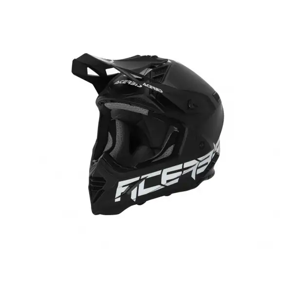 Casco cross Acerbis X-Track 2206 in fibra Nero 2